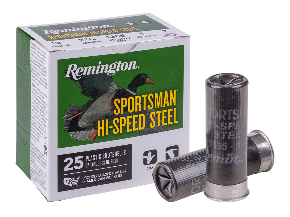 Remington 12GA Sportsman Hi-Speed Steel 1oz, 7 Shot, 25ct