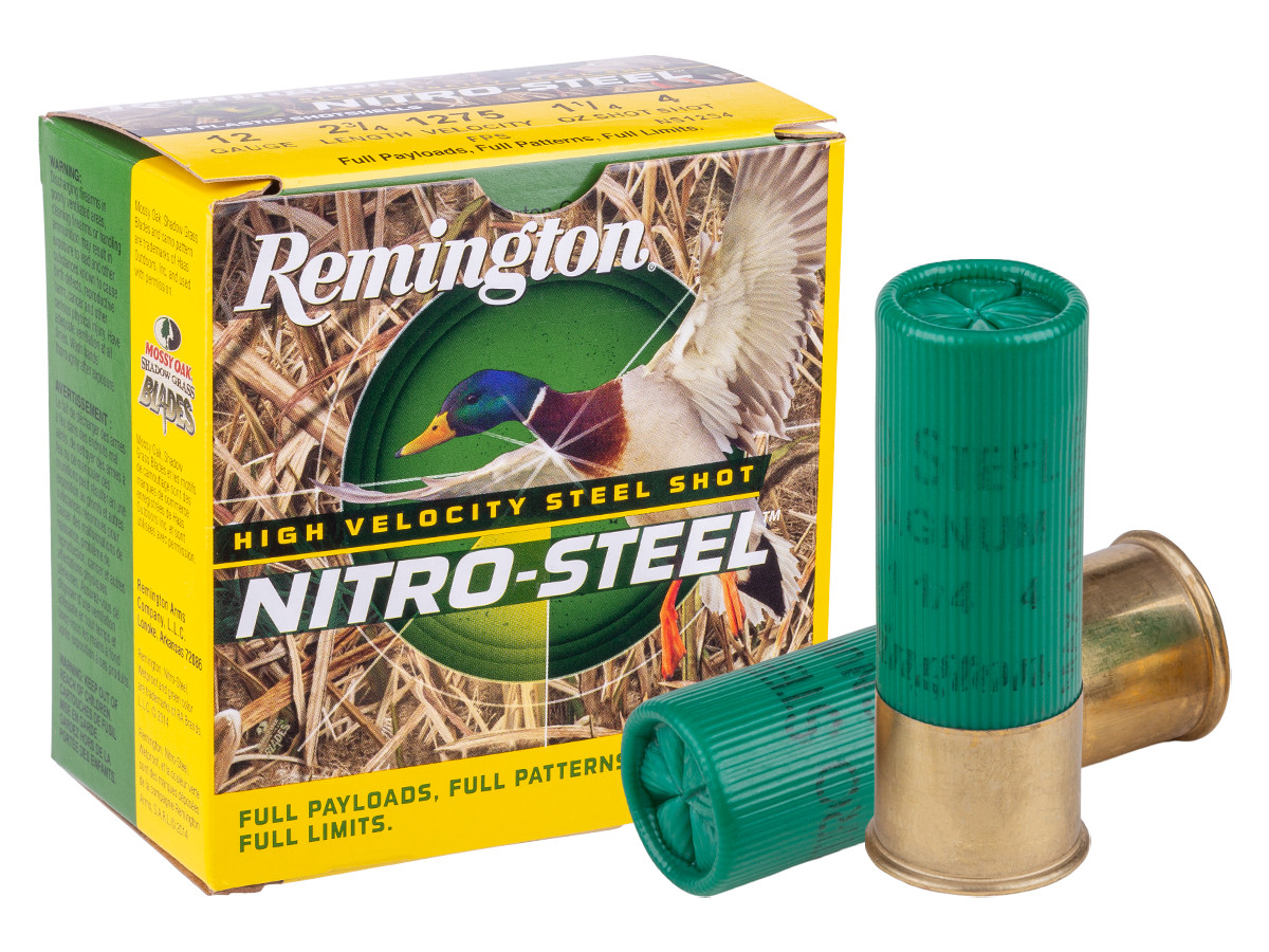 Remington 12GA Nitro-Steel 1 1/4oz, 4 Shot, 25ct