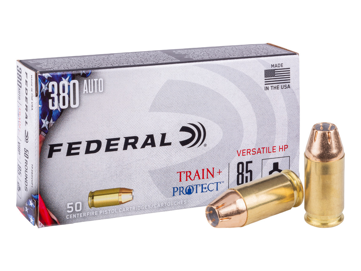 Federal .380 Auto Train + Protect VHP, 85gr, 50ct