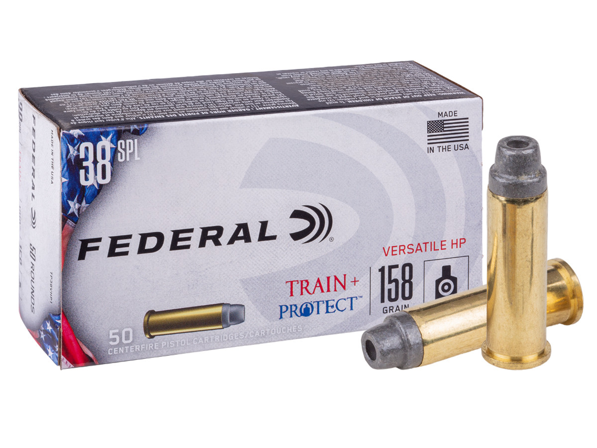Federal .38 Special Train + Protect VHP, 158gr, 50ct