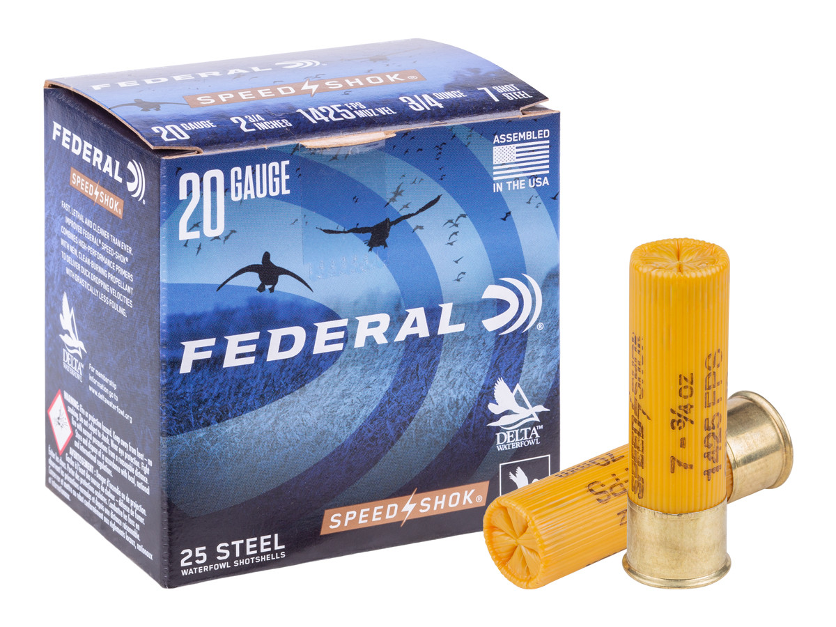 Federal Premium 20GA Speed-Shok 3/4oz, 7 Shot, 25ct