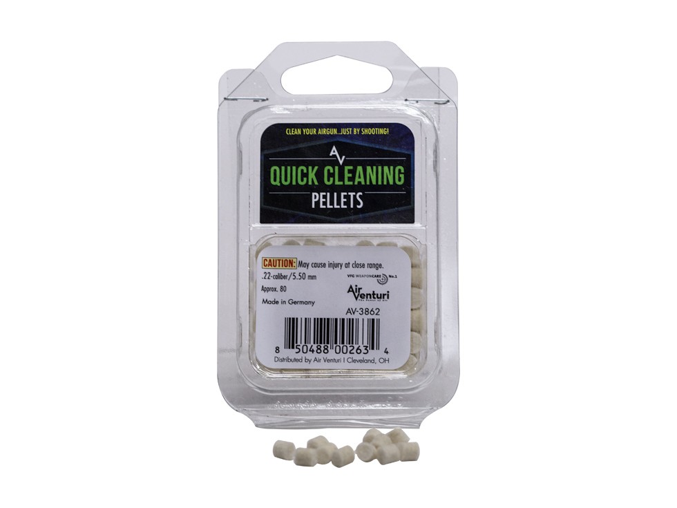 Air Venturi Quick Cleaning Pellets .22 Cal, 80ct