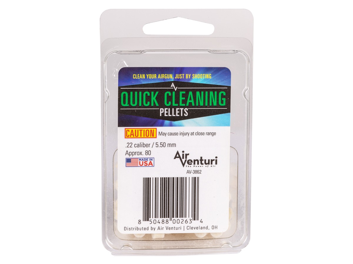 Air Venturi Quick Cleaning Pellets .22 Cal, 80ct