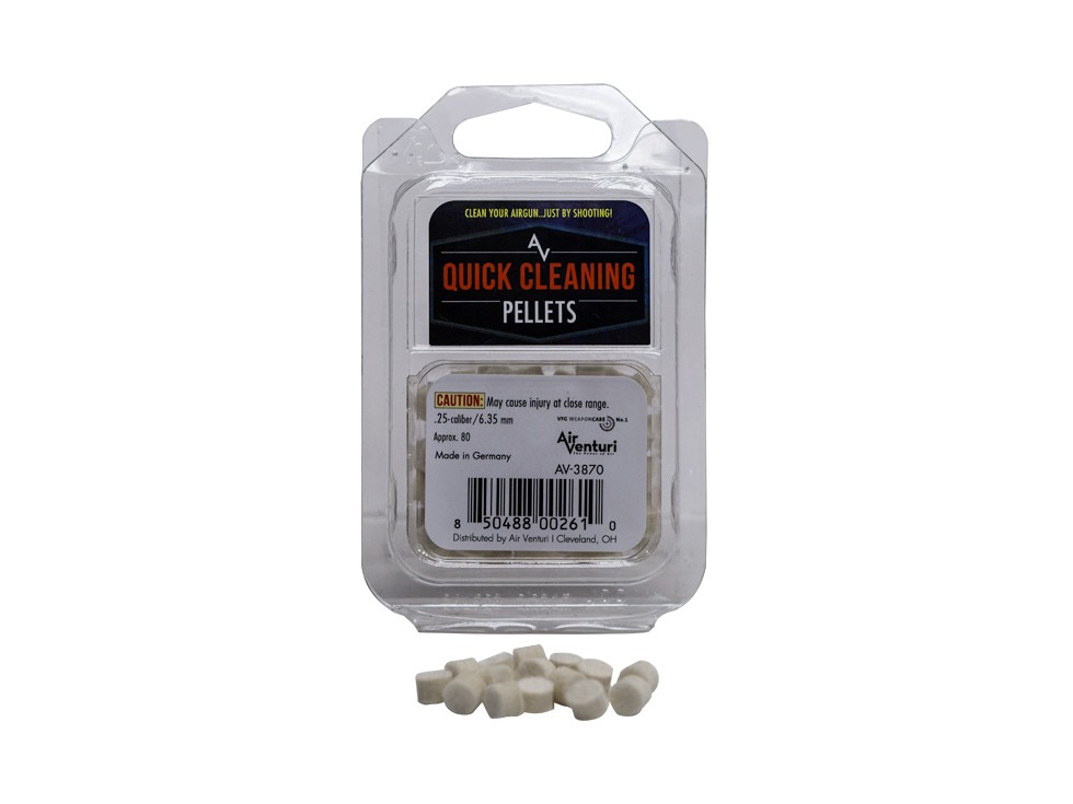 Air Venturi Quick Cleaning Pellets .25 Cal, 80ct