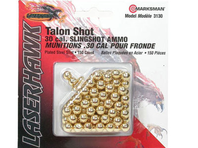 Marksman Laserhawk 3/8 Cal, Talon Steel Shot, Plated, 150ct 0.375