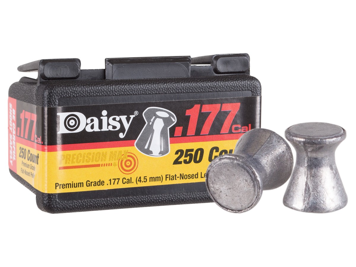 Daisy Precision Max .177 Cal, 7.5 Grains, Flat-Nosed, 250ct 0.177