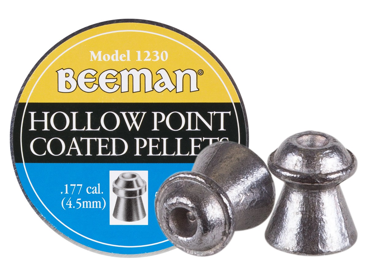 Beeman .177 Cal, 7.2 Grains, Hollowpoint, Coated, 500ct 0.177