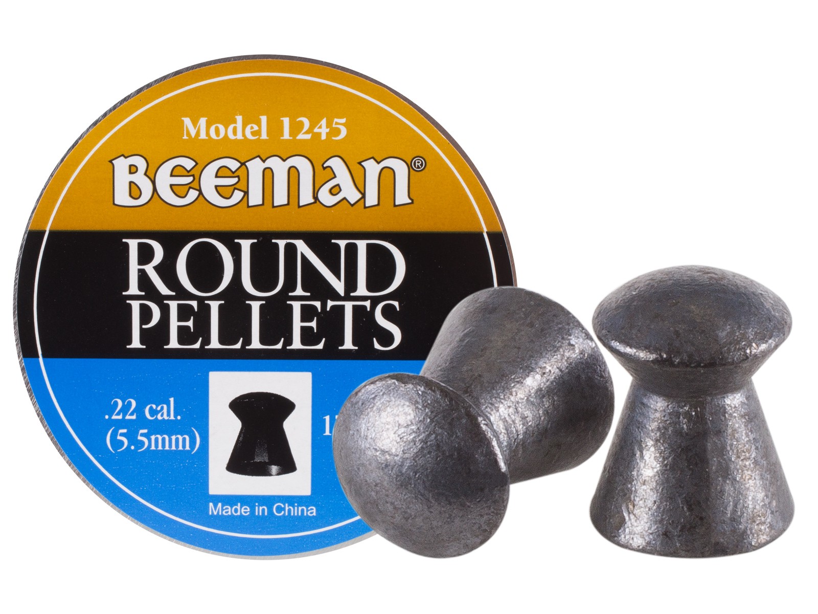 Beeman .22 Cal, 15.2 Grains, Round Nose, 175ct