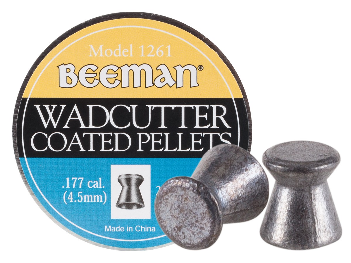 Beeman .177 Cal, 7.8 Grains, Wadcutter, Coated, 250ct