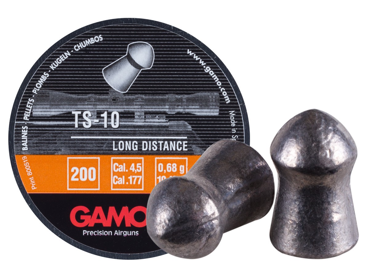 Gamo TS-10 .177 Cal, 10.49 Grains, Round Nose, 200ct