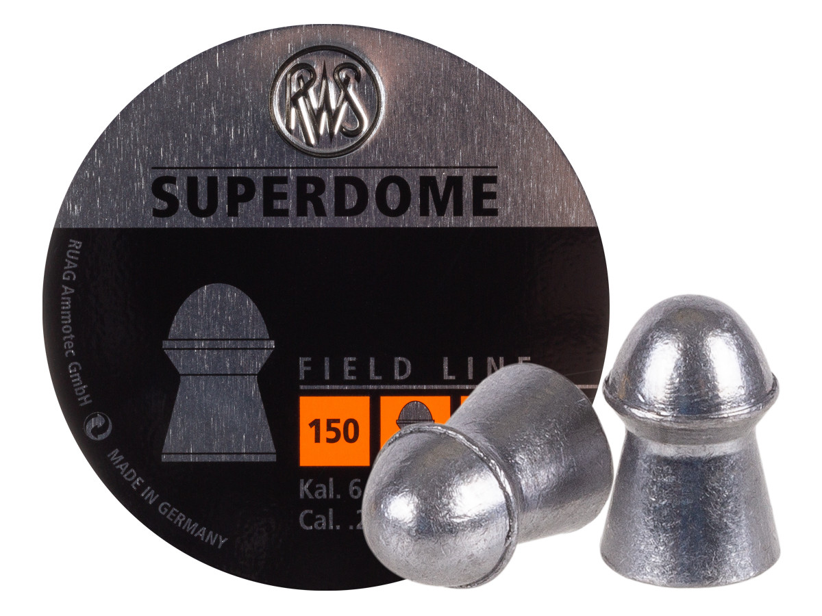 RWS Superdome .25 Cal, 31.0 Grains, Domed, 150ct 0.25