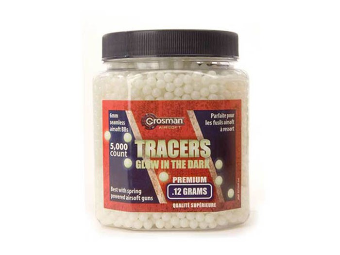 Crosman 6mm plastic airsoft BBs, 0.12g, 5,000 rds, GlowintheDark