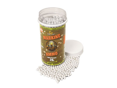 Game Face Verdict 6mm Biodegradable Marking Airsoft BBs, 0.20g, 2200 rds, White