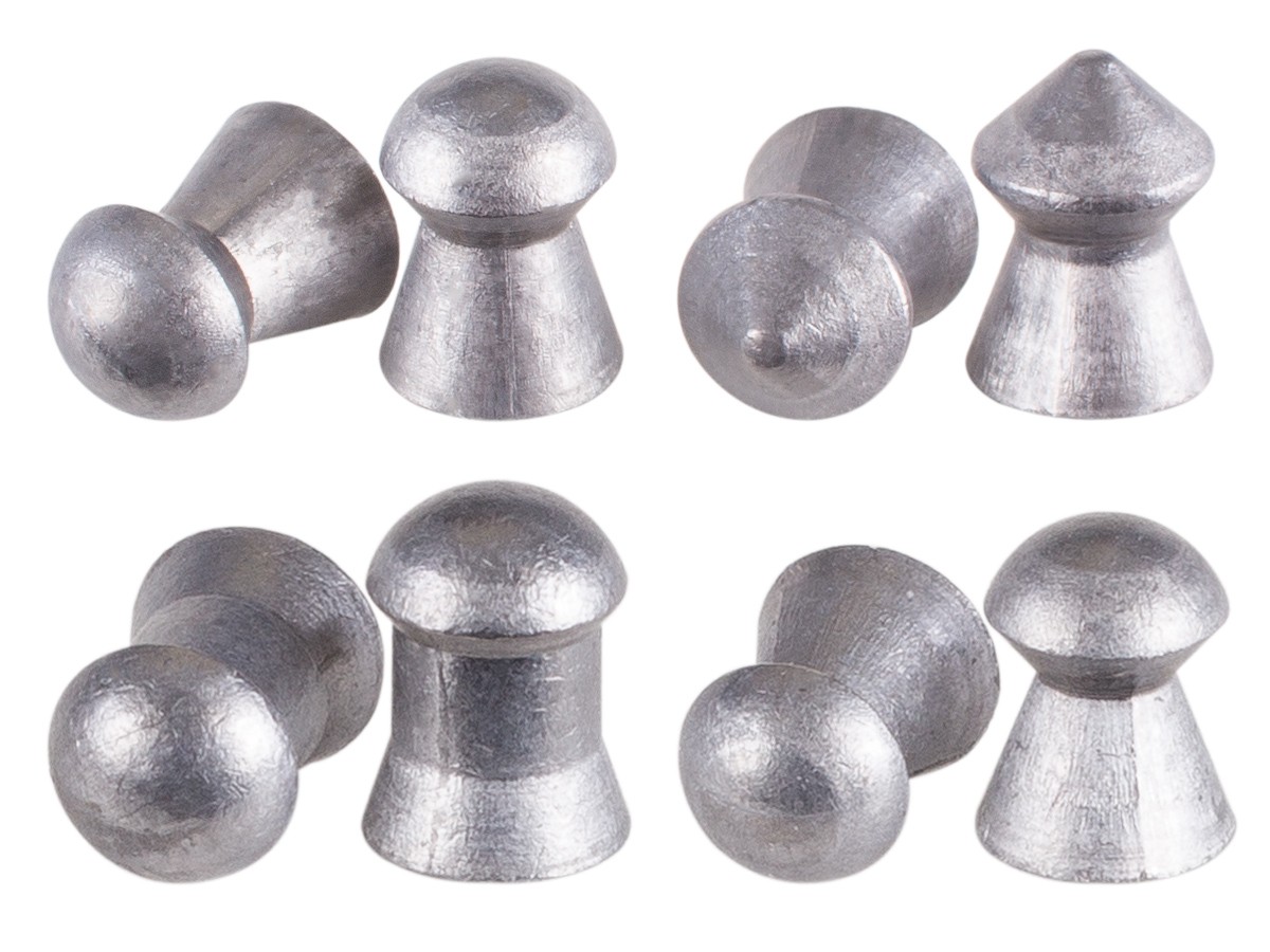 JSB Match Diabolo Test Sampler, .177 Cal, Round Nose & Pointed, 4 Pellet Types, 400ct 0.177