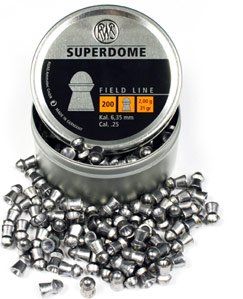 RWS Superdome .25 Cal, 31.0 Grains, Domed, 200ct
