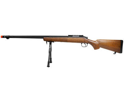 TSD Tactical SD702 Sniper Rifle w/Bipod, Wood