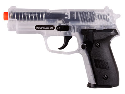 SIG Sauer P228 Spring Airsoft Pistol, Clear