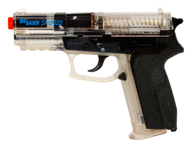 SIG Sauer SP2022 Spring Airsoft Pistol, Clear