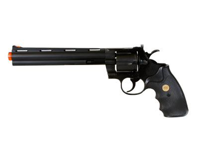 TSD UHC 141BR Airsoft Revolver, Black, 8" Barrel