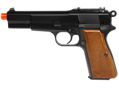 WE M1935 Gas Blowback Airsoft Pistol, Black