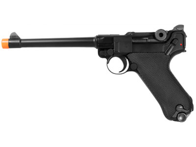 WE P08 Metal Gas 6 inch barrel airsoft pistol