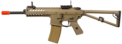 WE PDW Compact Gas Blowback Metal SMG, Tan