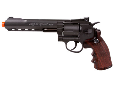 WinGun CO2 Airsoft 702 Revolver, Metal, 6in Barrel