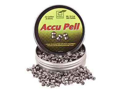 Webley Accu Pell Pellets, .22 Cal, 14.30 Grains, Domed, 500ct | Pyramyd Air
