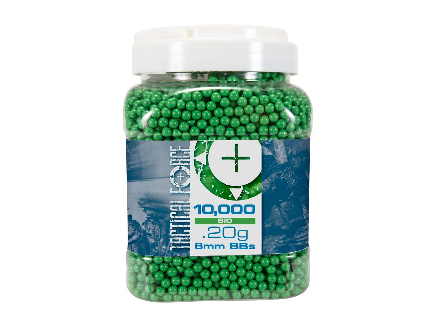 10,000 Tactical Force Airsoft Bio BB .20g Green, 6mm 6mm