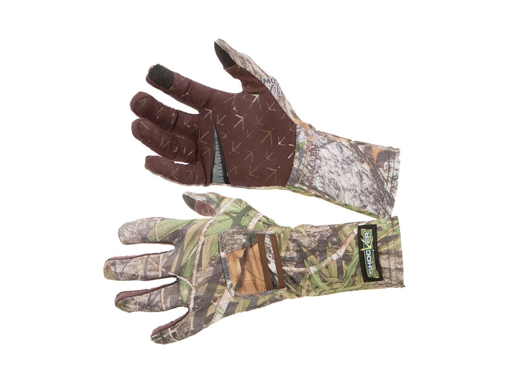 Allen Shocker Turkey Hunting Gloves, Mossy Oak Obsession Camo