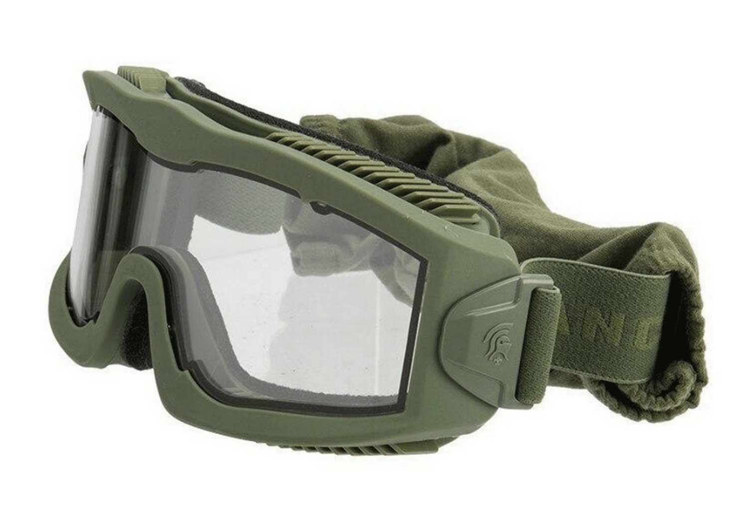 Lancer Tactical AERO Series Dual Pane Airsoft Goggles, Green