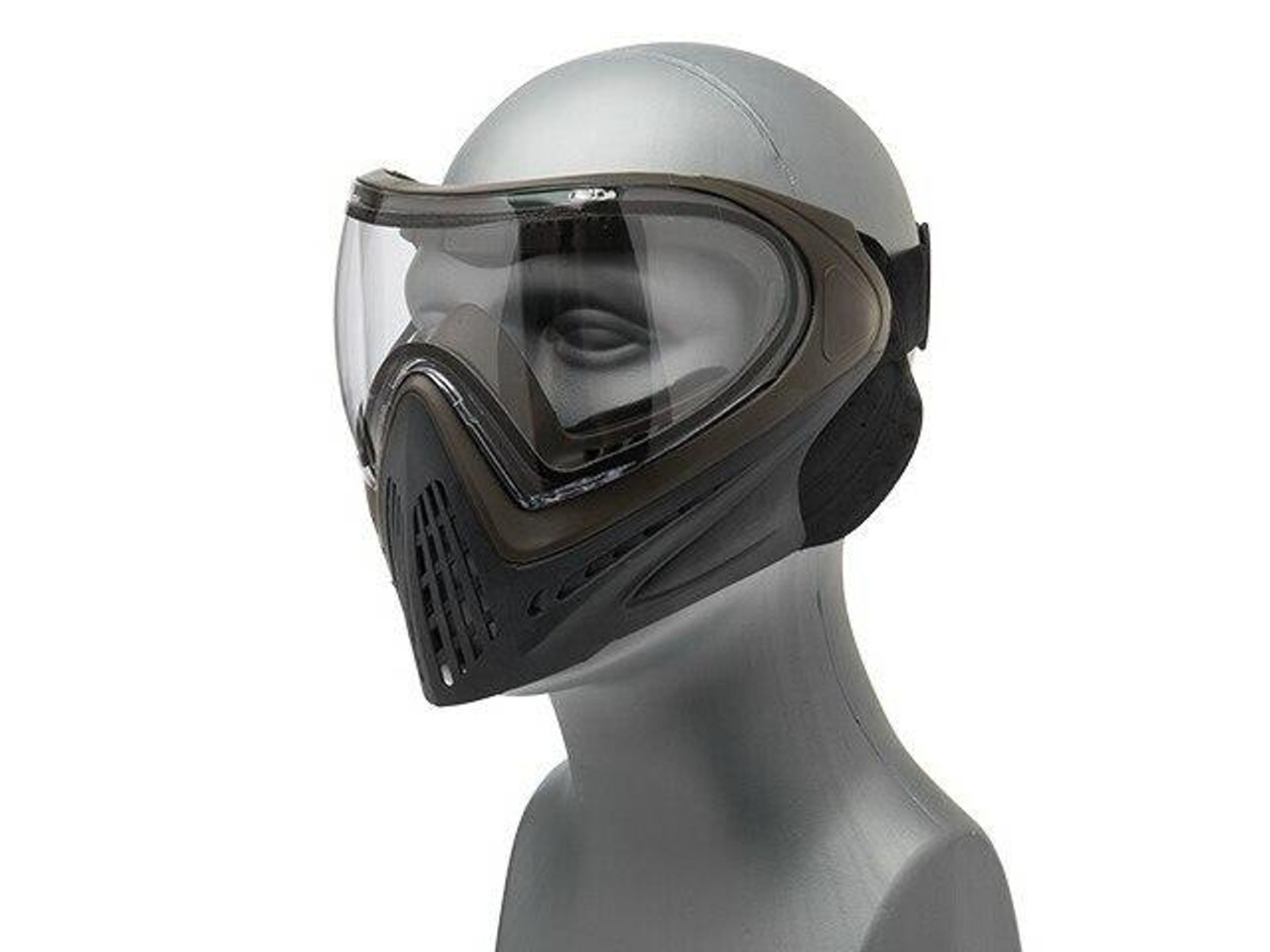 UK Arms G-Force Modern Full Face Mask, Gray / Brown