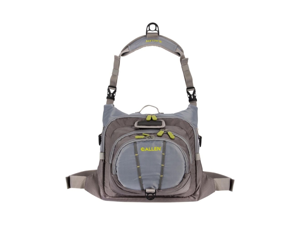 Allen Boulder Creek Fly Fishing Chest Pack, Grey