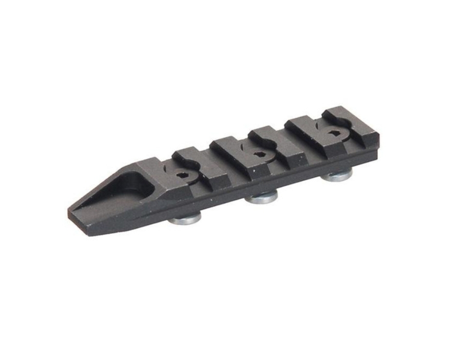 Raptor 5 Slot Metal Keymod Rail Section, Black