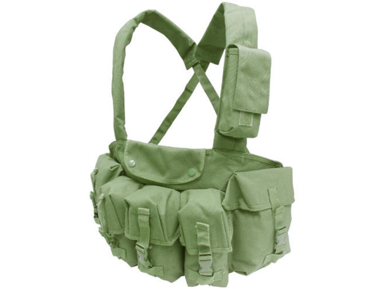 Condor 7 Pocket Tactical Chest Rig, OD Green