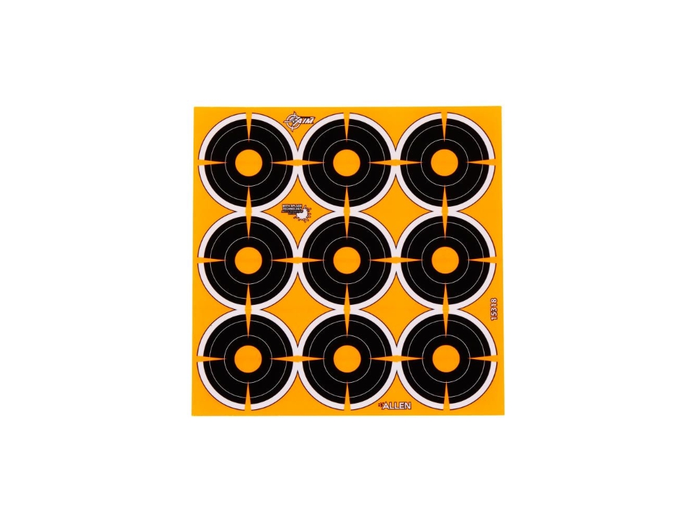 Allen Adhesive Splash Reactive Paper Shooting Targets