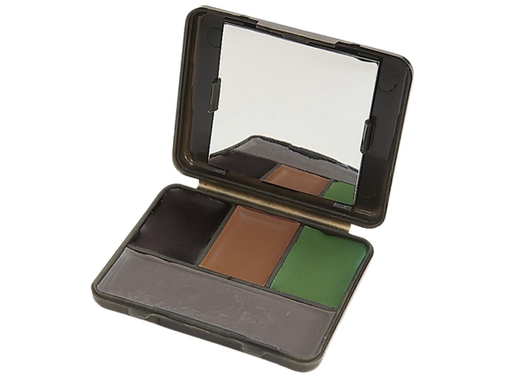 Allen Vanish Camo Face Paint Compact With Mirror, Multicolored