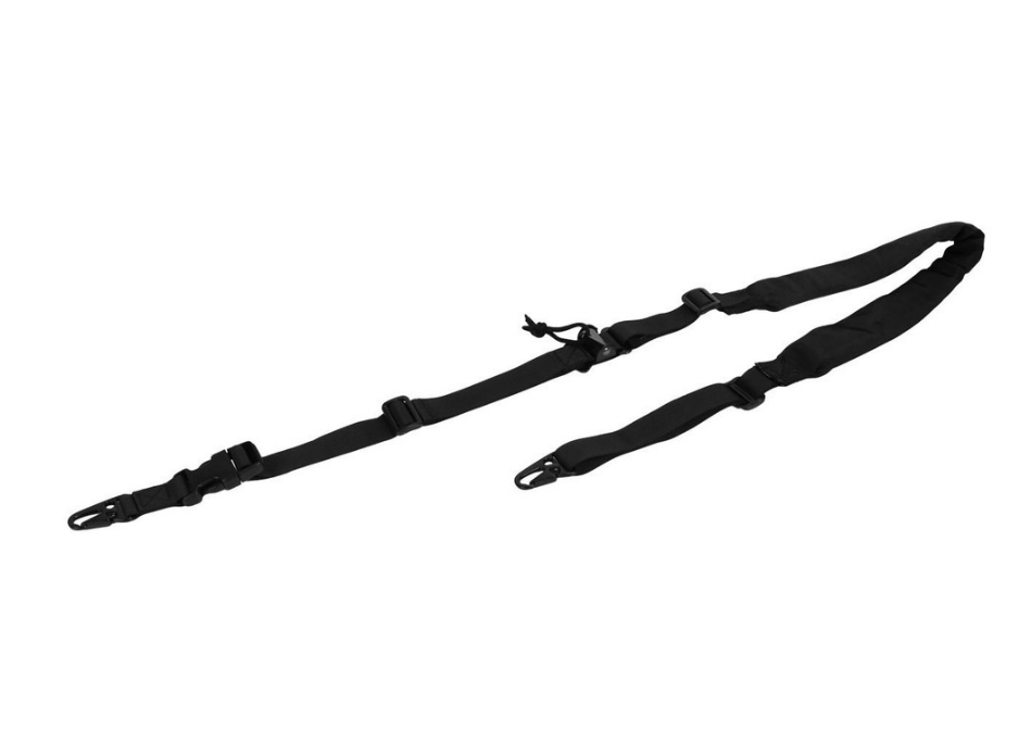 Lancer Tactical 2-Point Padded Rifle Sling, Black