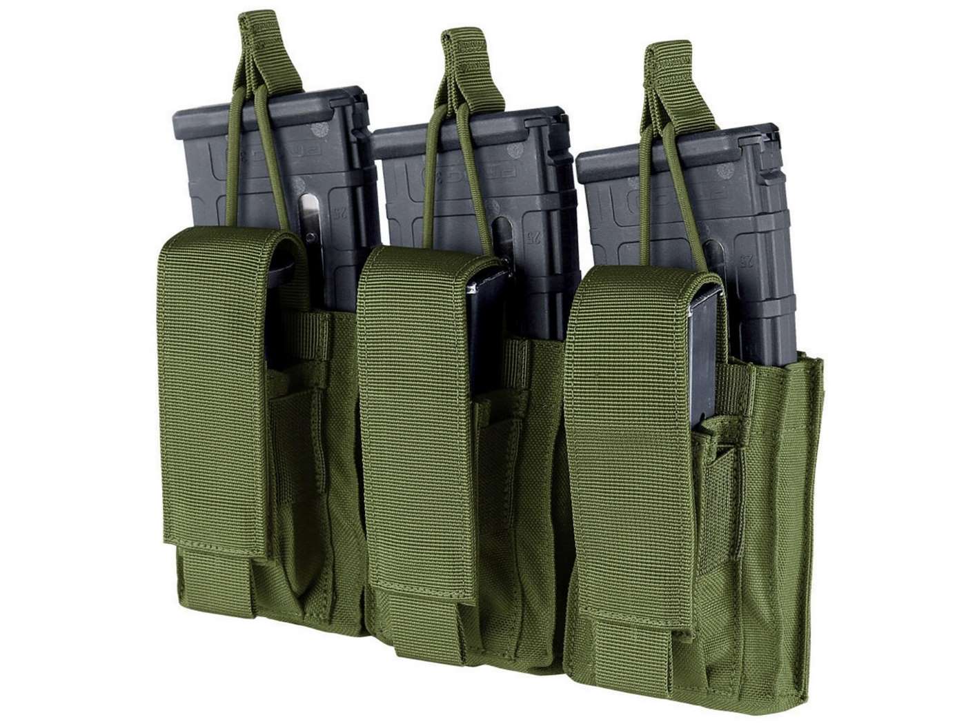 Condor Gen 2 Triple Kangaroo Mag Pouch, Olive Drab