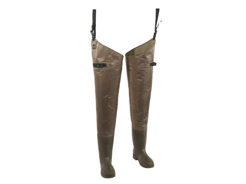 Allen Black River Hip Fishing Waders, Brown, 11