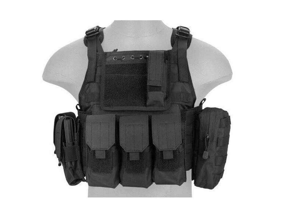Lancer Tactical Tactical Plate Carrier, Black | Pyramyd AIR