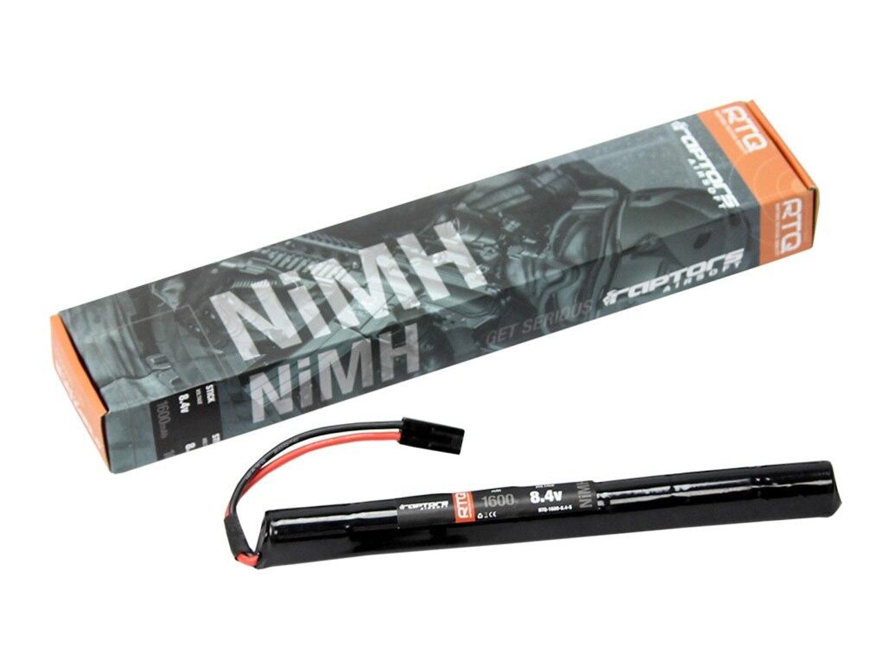 Raptor RTQ NiMH 1600mah 8.4v Block Airsoft Battery