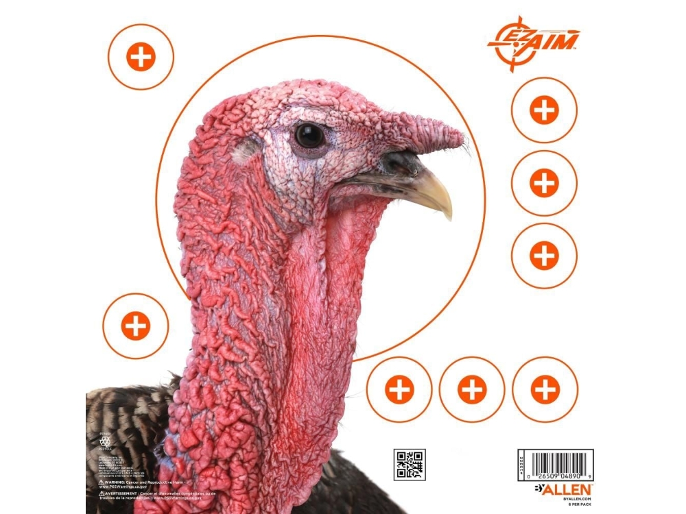 Allen EZ Aim Four Color Turkey Patterning Paper Target