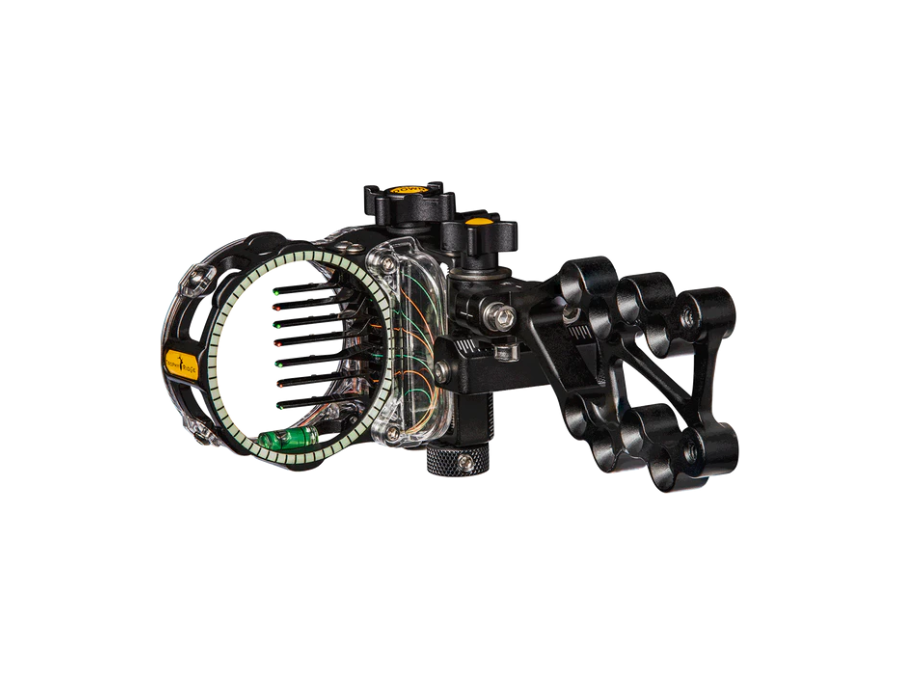 Trophy Ridge React Pro 7 Pin Bow Sight, Black, Right, .010