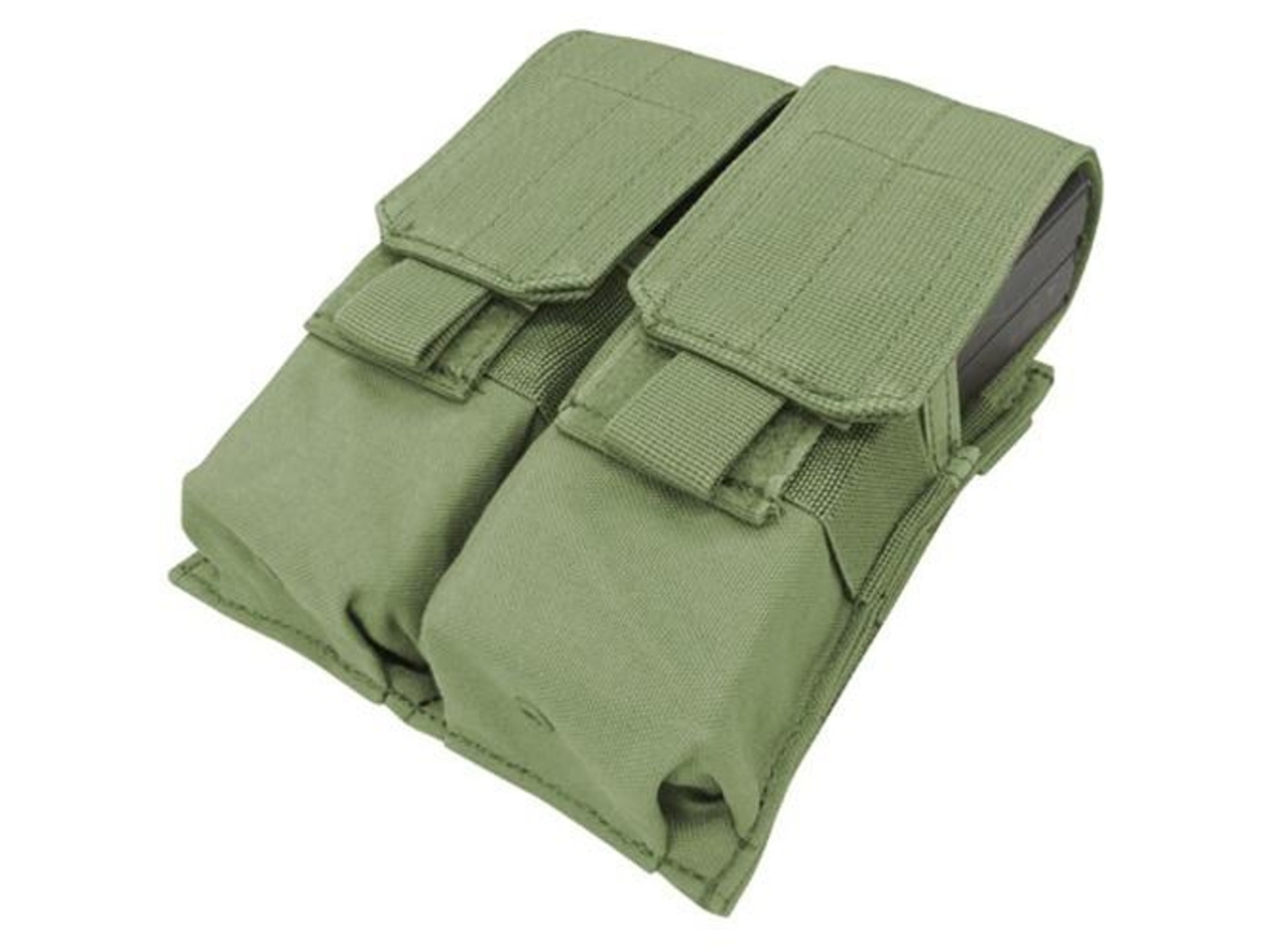 Condor MOLLE Double M4 Magazine Pouch, OD Green