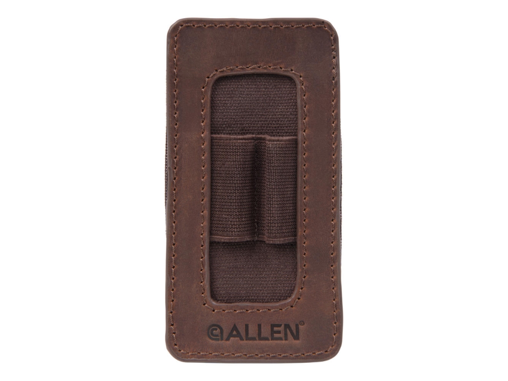 Allen Castle Rock Forend Leather Ammo Carrier, Brown