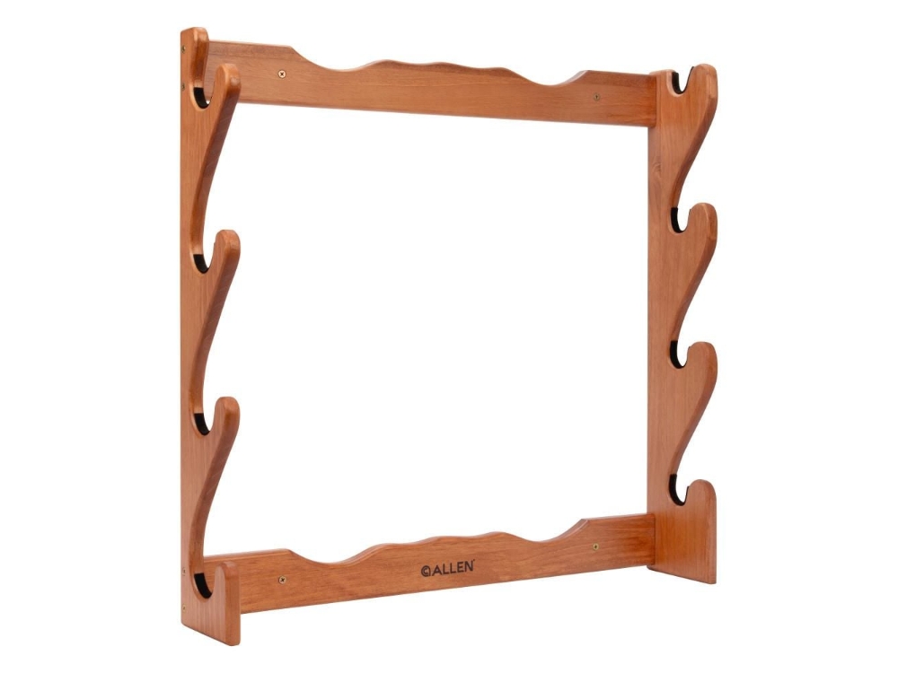 Allen 4-Gun Wooden Firearm Rack, Mossy Oak Bottomlands