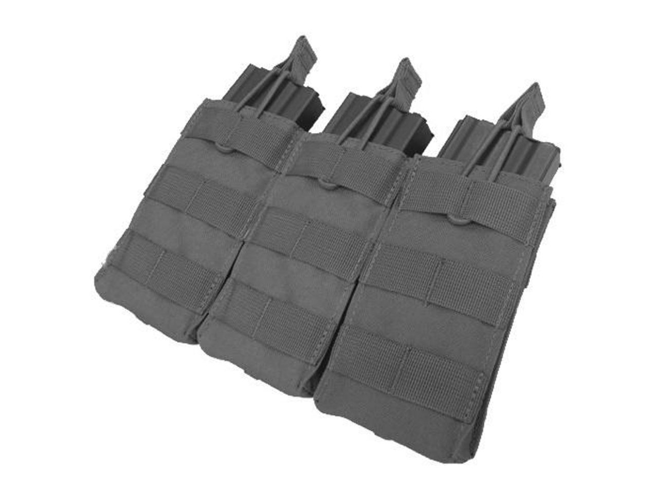 Condor Triple M4/M16 Open Top Mag Pouch, Black