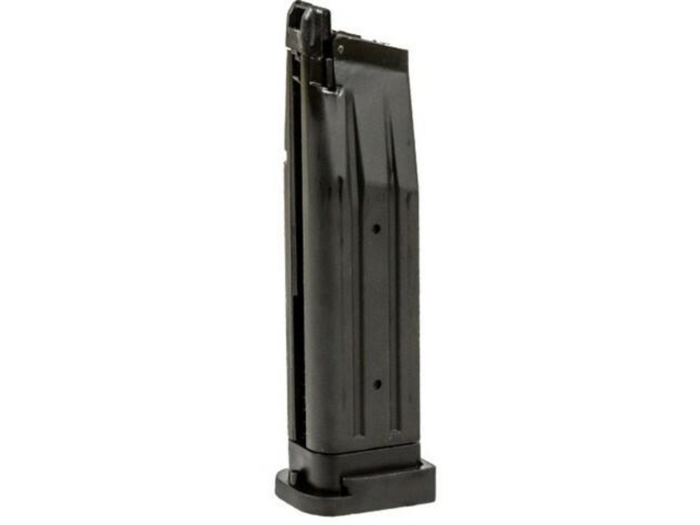 Lancer Tactical Knightshade 28 Round Hi-Capa Green Gas Magazine, Black