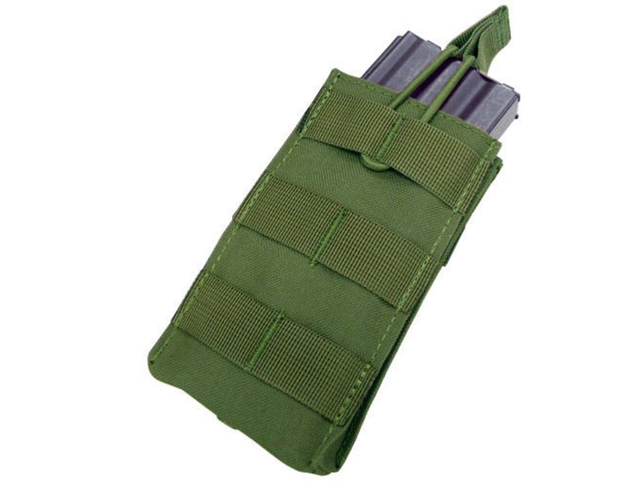 Condor Single Open Top M4/M16 Mag Pouch, OD Green